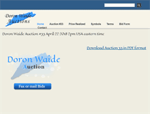 Tablet Screenshot of doronwaide.com